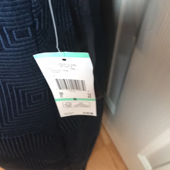 NWT Anne Klein navy sleeveless dress size 8 - Picture 2 of 8